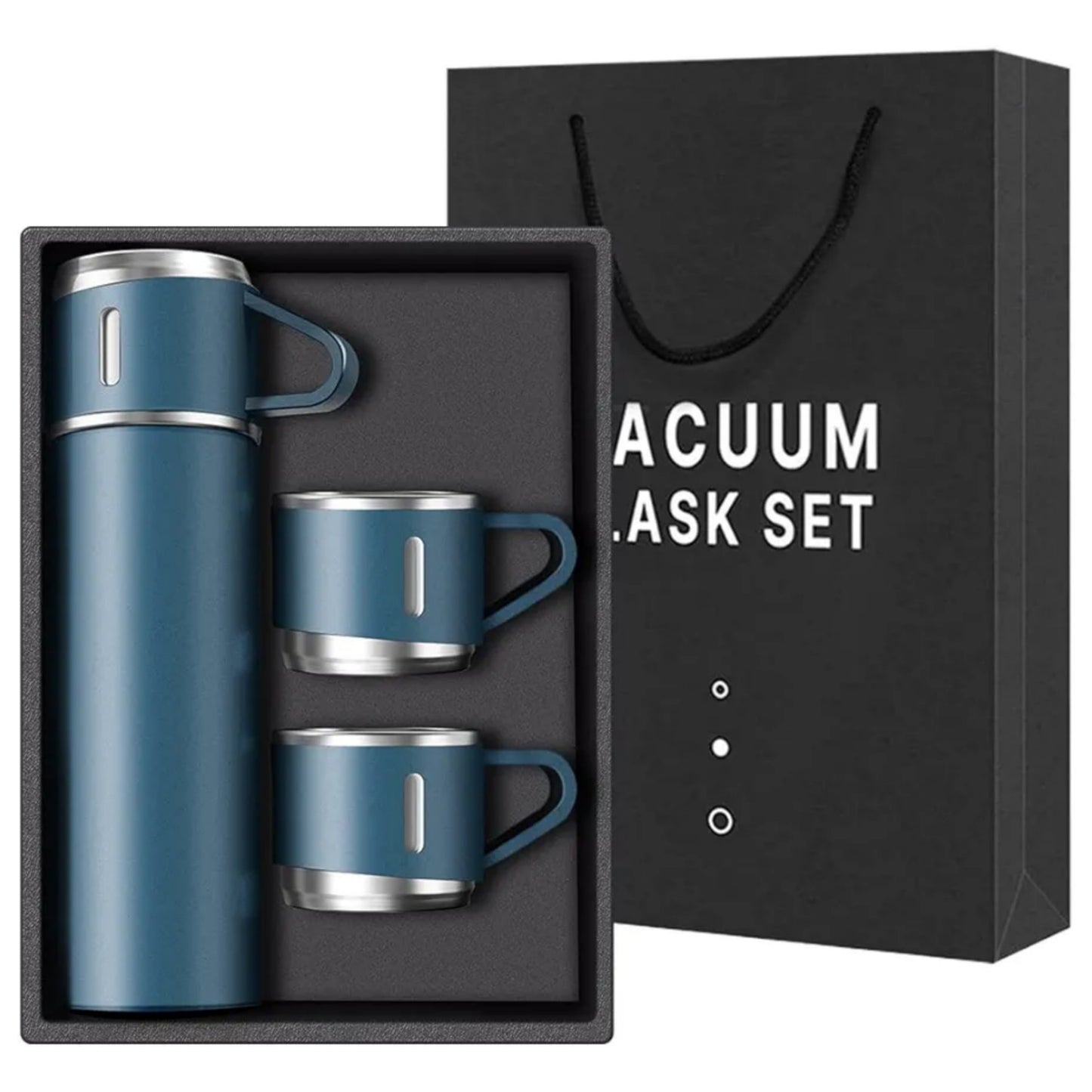 Stainless Steel Vacuum Flask Set Portable Flask 500ml (random Color)